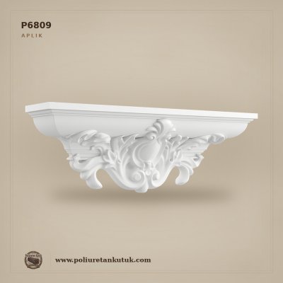 11x50 cm Klasik Desenli Dekoratif Aplik Konsol - P6809