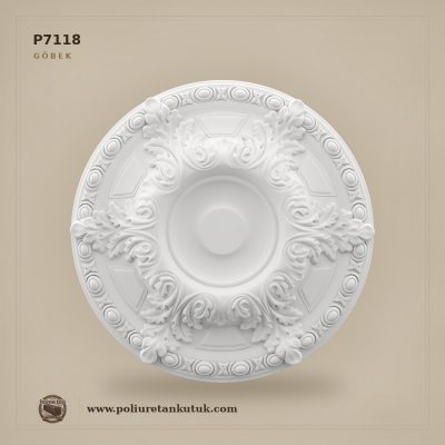49x49 cm Poliüretan Tavan Göbeği P7118