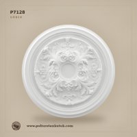 Poliüretan 68.5x68.5 cm Klasik Desenli Tavan Göbeği
