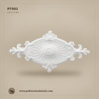 Poliüretan Akant Yapraklı Dekoratif Süsleme Motifi P7501 (31x61 cm)