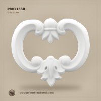 Poliüretan Klasik Kabartma Süsleme P80115SB 8x9 cm
