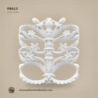 30x28 cm Poliüretan Dekupe Motifli Duvar ve Mobilya Süsü P8013