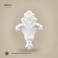 Oymalı Poliüretan Mini Aplik Motif (12x8 cm)