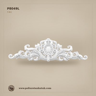 Poliüretan Klasik Kapı ve Pencere Tacı 40x137 cm P8049L