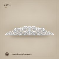Poliüretan Kapı ve Pencere Tacı 4x104x21 cm P8051
