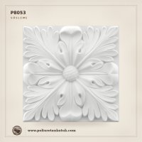 Poliüretan Kare Süsleme Motifi Rölyefli 20x20 cm
