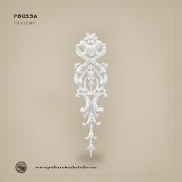 Poliüretan Dikey Damla Formlu Oymalı Motif 63x17 cm