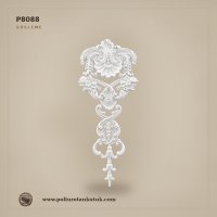 P8088 Poliüretan Dikey Tasarımlı Duvar ve Cephe Motifi 1203x490 mm