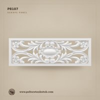 P8107 Poliüretan Oymalı Dekupe Duvar ve Tavan Paneli 36x105 cm