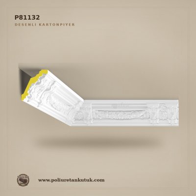 Poliüretan Desenli Kartonpiyer 112x130 mm P81132