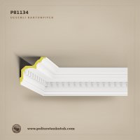 Poliüretan Dişli Desenli Kartonpiyer 125x130 mm P81134