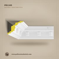 Poliüretan Kütük 18x19 cm Motifli Dekoratif Çıta Kartonpiyer