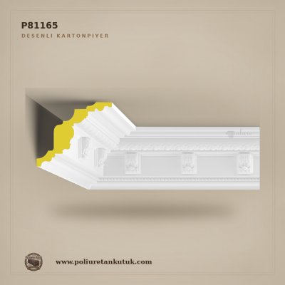 Poliüretan Kütük 18x19 cm Motifli Dekoratif Çıta Kartonpiyer