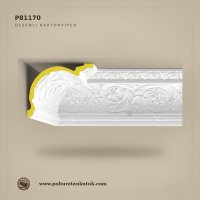 P81170 Poliüretan Kütük 38x31 cm Geniş Klasik Desenli Kartonpiyer