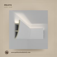 5x18 cm Düz Yüzeyli Poliüretan Gizli Işık Profili