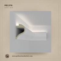 9x14 cm Düz Yüzeyli Poliüretan Gizli Işık Profili