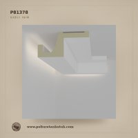 20x10 cm Poliüretan Düz Hatlı LED Gizli Işık Profili