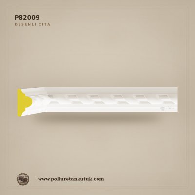 2x4 cm Poliüretan Desenli Dekoratif Duvar Çıtası