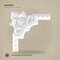 Poliüretan 30x30 cm Desenli Duvar Çıta Köşe Motifi