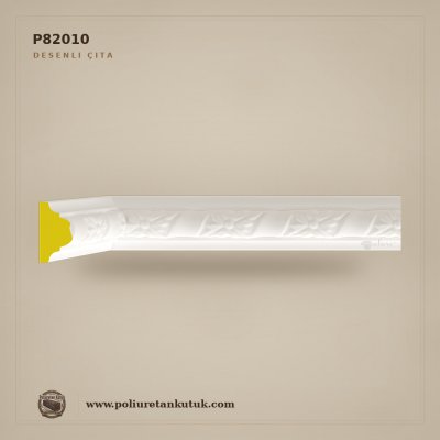 P82010 Kabartma Desenli Poliüretan Duvar Çıtası (2x4 cm)