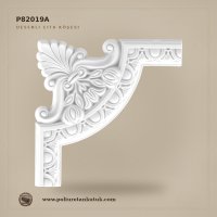 Poliüretan Klasik Motifli Çıta Köşesi 28x28 cm P82019A