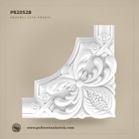 Poliüretan Desenli Çıta Köşesi 410x410 mm Klasik Motifli