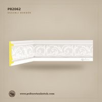 Poliüretan Kütük 2x8 cm Klasik Motifli Dekoratif Bordür P82062