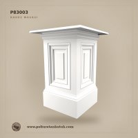 60x60 cm Klasik Poliüretan Pedestal Kahve Masası Ayağı