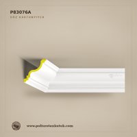 Poliüretan 10x10 cm Düz Tavan Kartonpiyeri P83076A