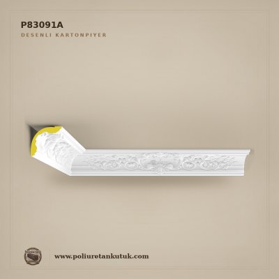 Poliüretan Klasik Desenli Tavan Kartonpiyeri 175x175 mm P83091A