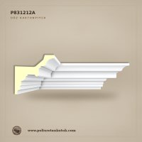 Poliüretan 13x13 cm Düz Tavan Kartonpiyer Modeli