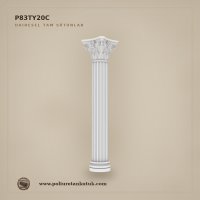 Poliüretan 36x279 cm Dairesel Korint Başlıklı Tam Sütun