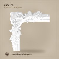 Poliüretan Klasik Kabartmalı Çıta Köşesi 25x25 cm - P85010B