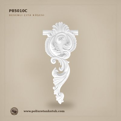Poliüretan Desenli Oymalı Çıta Köşesi 68x29 cm - P85010C