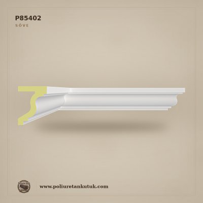 Poliüretan Kütük 5x6 cm Düz Pencere ve Kapı Sövesi P85402