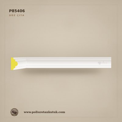 Poliüretan Kütük 3x6 cm Düz Duvar ve Tavan Çıtası P85406