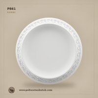 Poliüretan Kavisli Desenli Tavan Kubbesi 845x845x100 mm