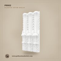 Poliüretan Akant Yapraklı Dekoratif Pilaster Sütun 159x460x960 mm