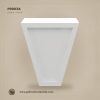 P9003A Poliüretan Kilit Taşı Modeli Geometrik Söve Süsü 17x25x32 cm