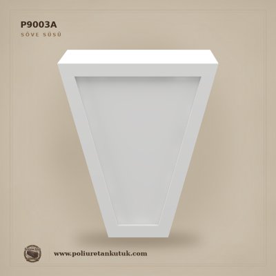 P9003A Poliüretan Kilit Taşı Modeli Geometrik Söve Süsü 17x25x32 cm
