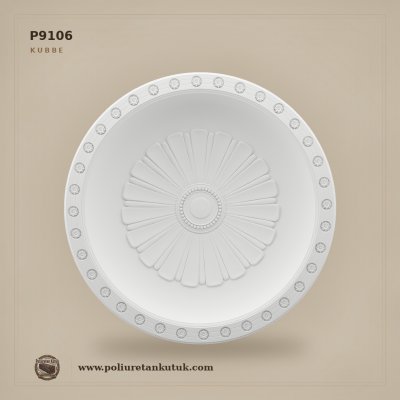 Poliüretan İhtişamlı Tavan Kubbesi 134 cm - P9106