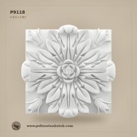 Poliüretan Klasik Kare Dekoratif Motif (30x30 cm) - P9118