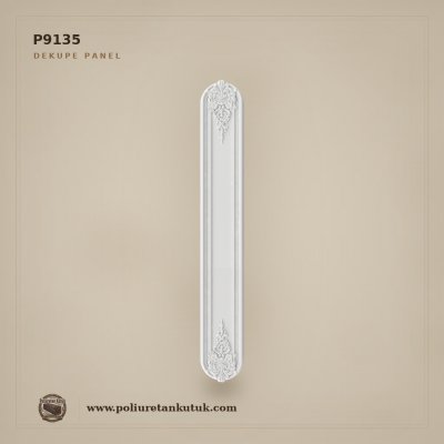Poliüretan Oyma Motifli Dikdörtgen Dekupe Panel (27x182 cm) - P9135