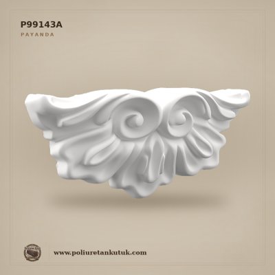 Poliüretan Oymalı Klasik Konsol Payandası 8x40x18 cm