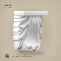 Poliüretan Klasik Volütlü Dekoratif Payanda 100x174x230 mm
