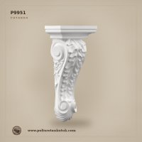 Poliüretan Kütük Klasik Motifli Payanda P9951 (108x158x370 mm)
