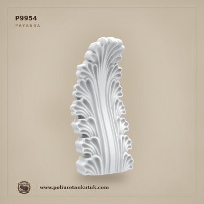 Poliüretan Kütük Akantus Yapraklı Payanda P9954 (153x245x534 mm)