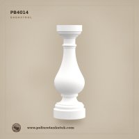 Poliüretan Torna Modelli Dekoratif Badastrol 14x14x40 cm