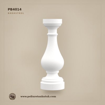 Poliüretan Torna Modelli Dekoratif Badastrol 14x14x40 cm