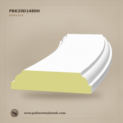 Poliüretan Dekoratif Düz Küpeşte ve Badastrol Profili 23x132x5 cm